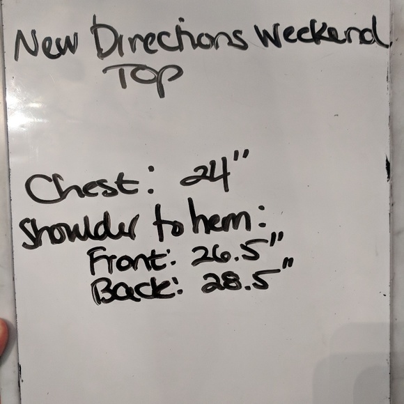 NWT New Directions Weekend hombre top XL - Picture 7 of 7